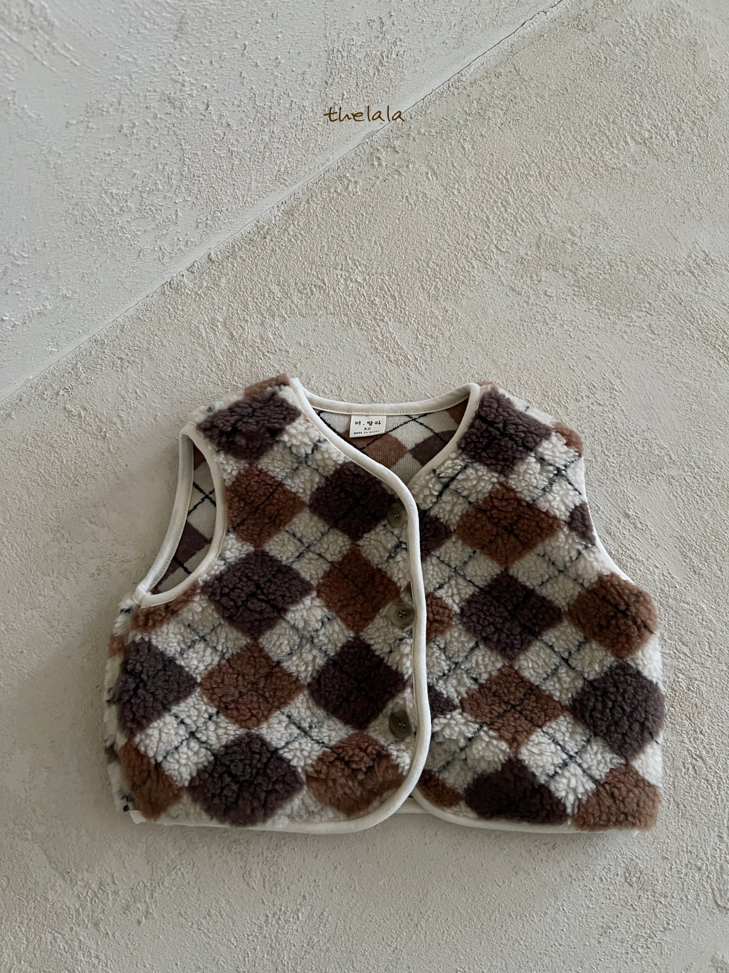 [Preorder] Argyle Vest (Kid/Mom)