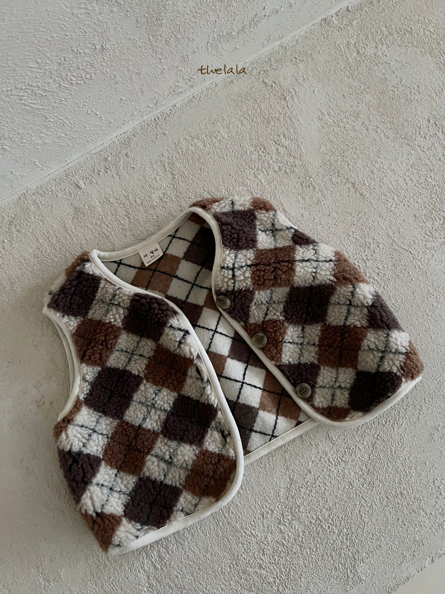 [Preorder] Argyle Vest (Kid/Mom)