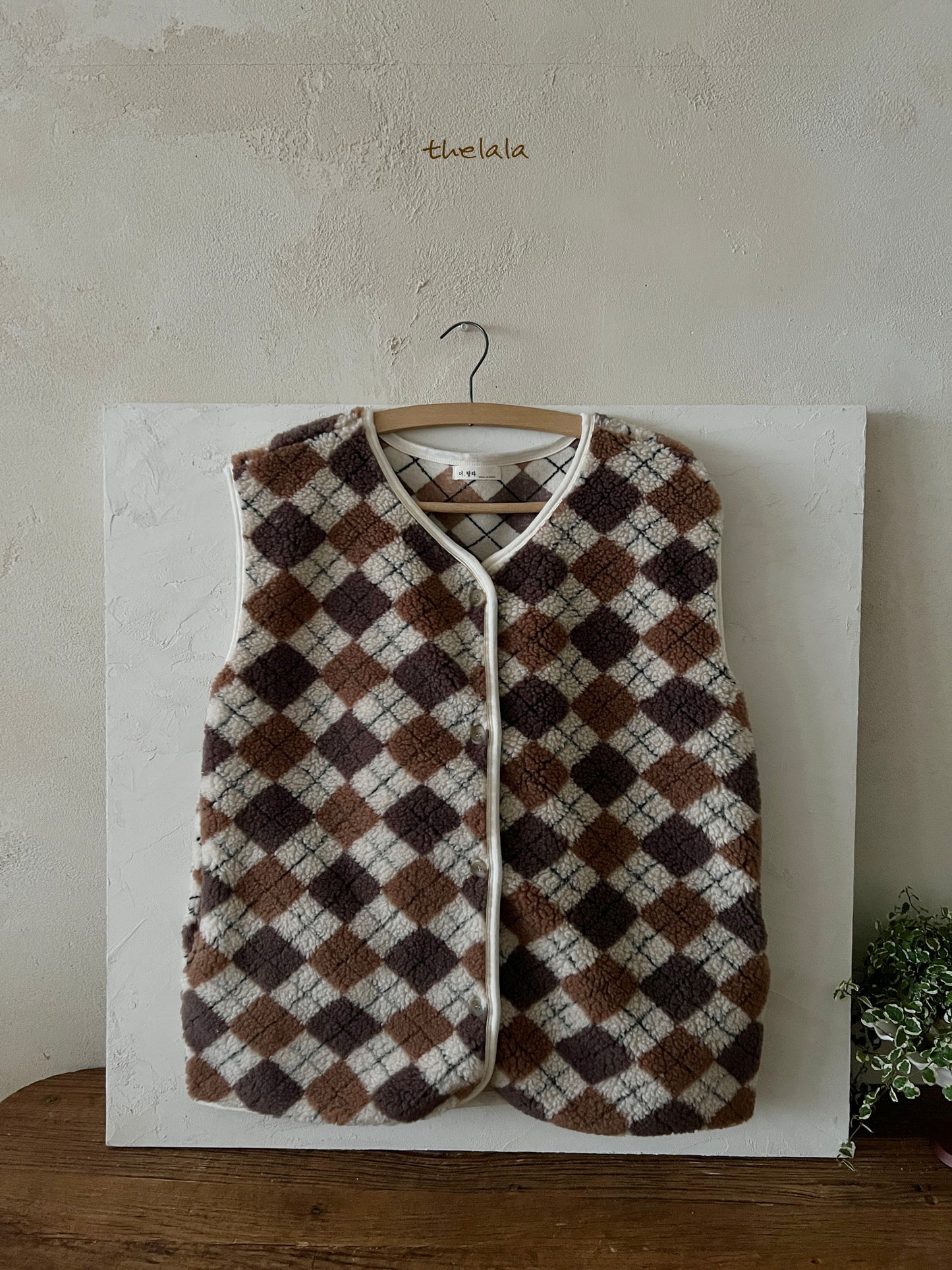 [Preorder] Argyle Vest (Kid/Mom)