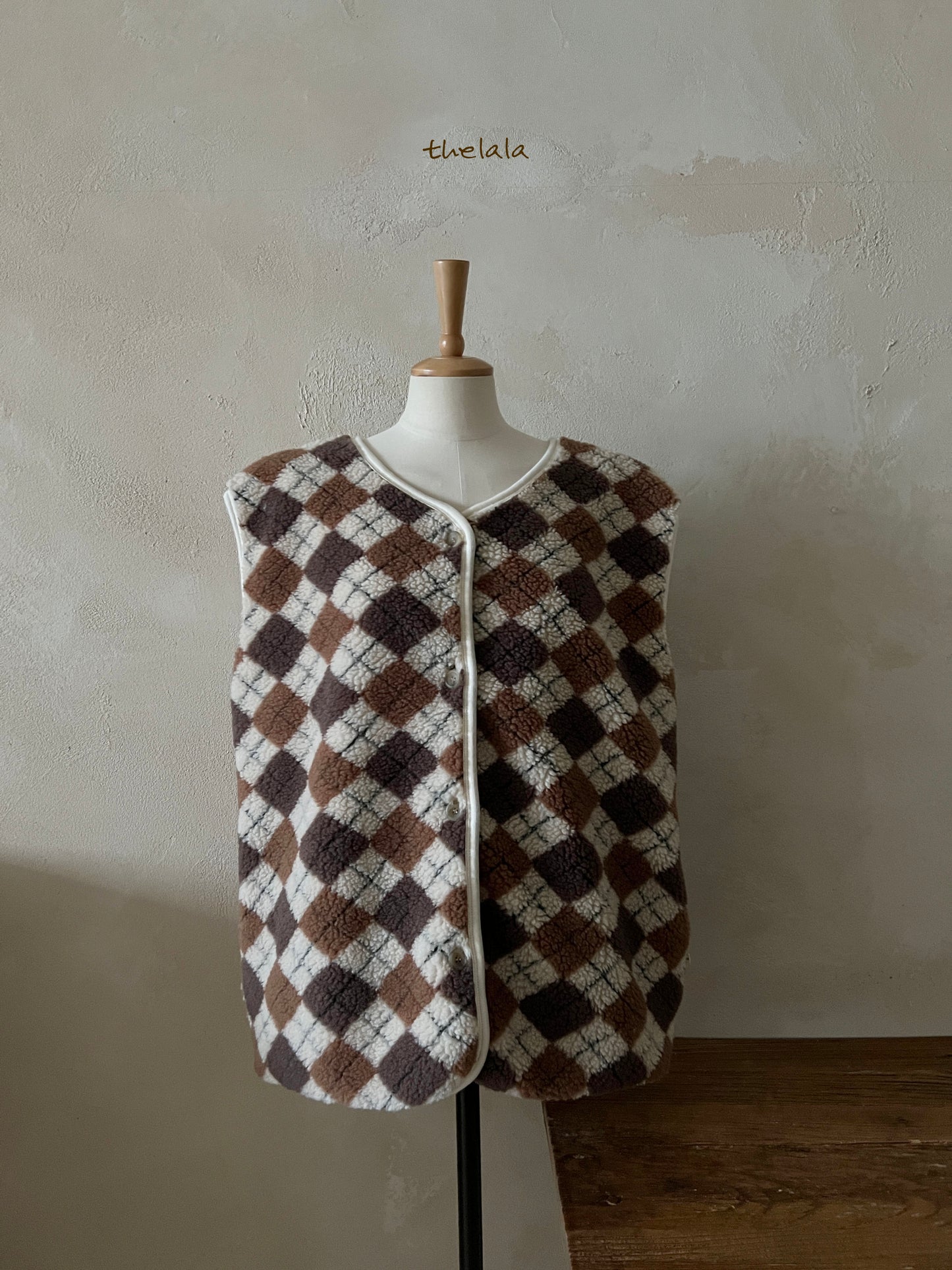 [Preorder] Argyle Vest (Kid/Mom)