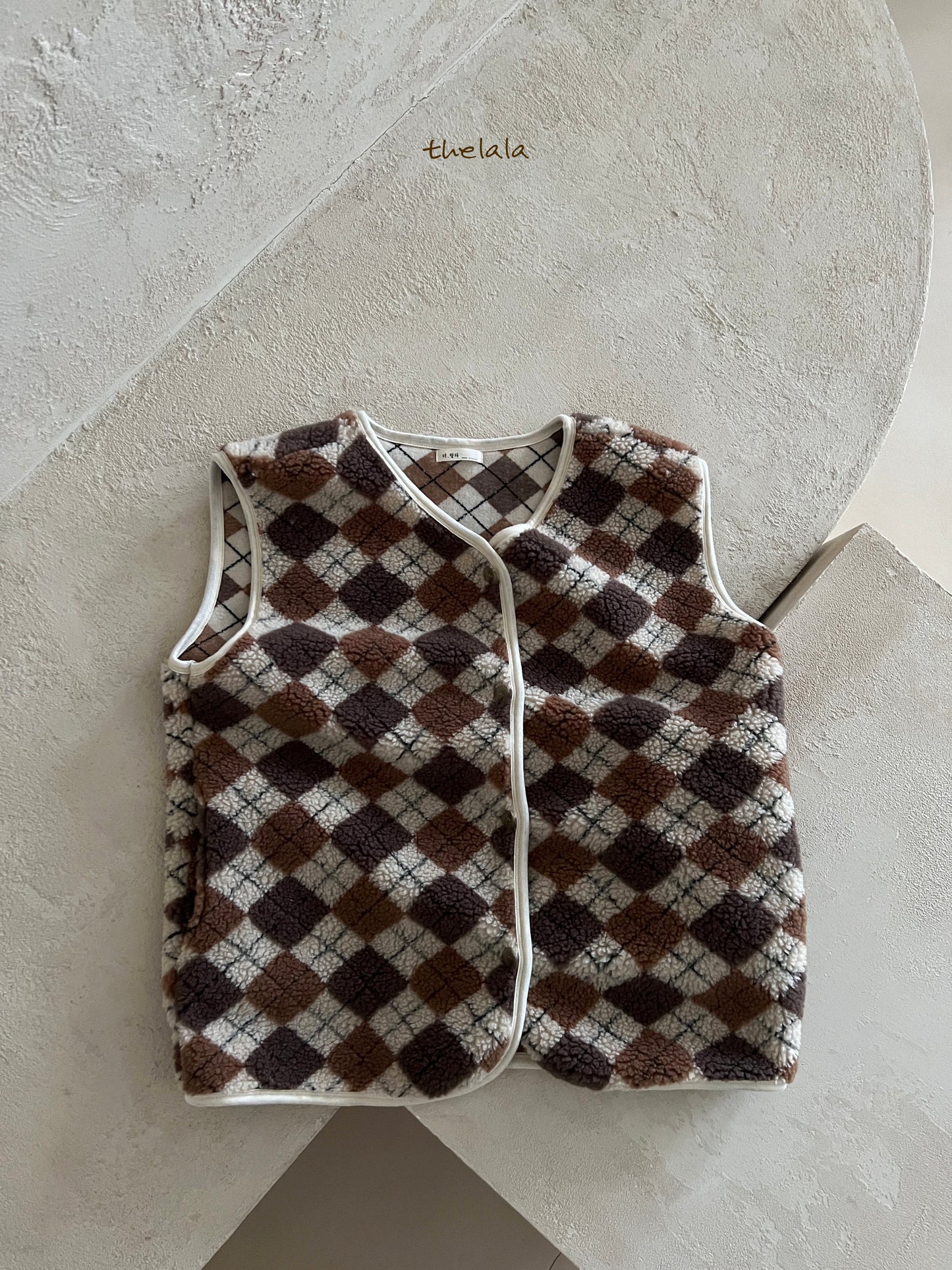 [Preorder] Argyle Vest (Kid/Mom)