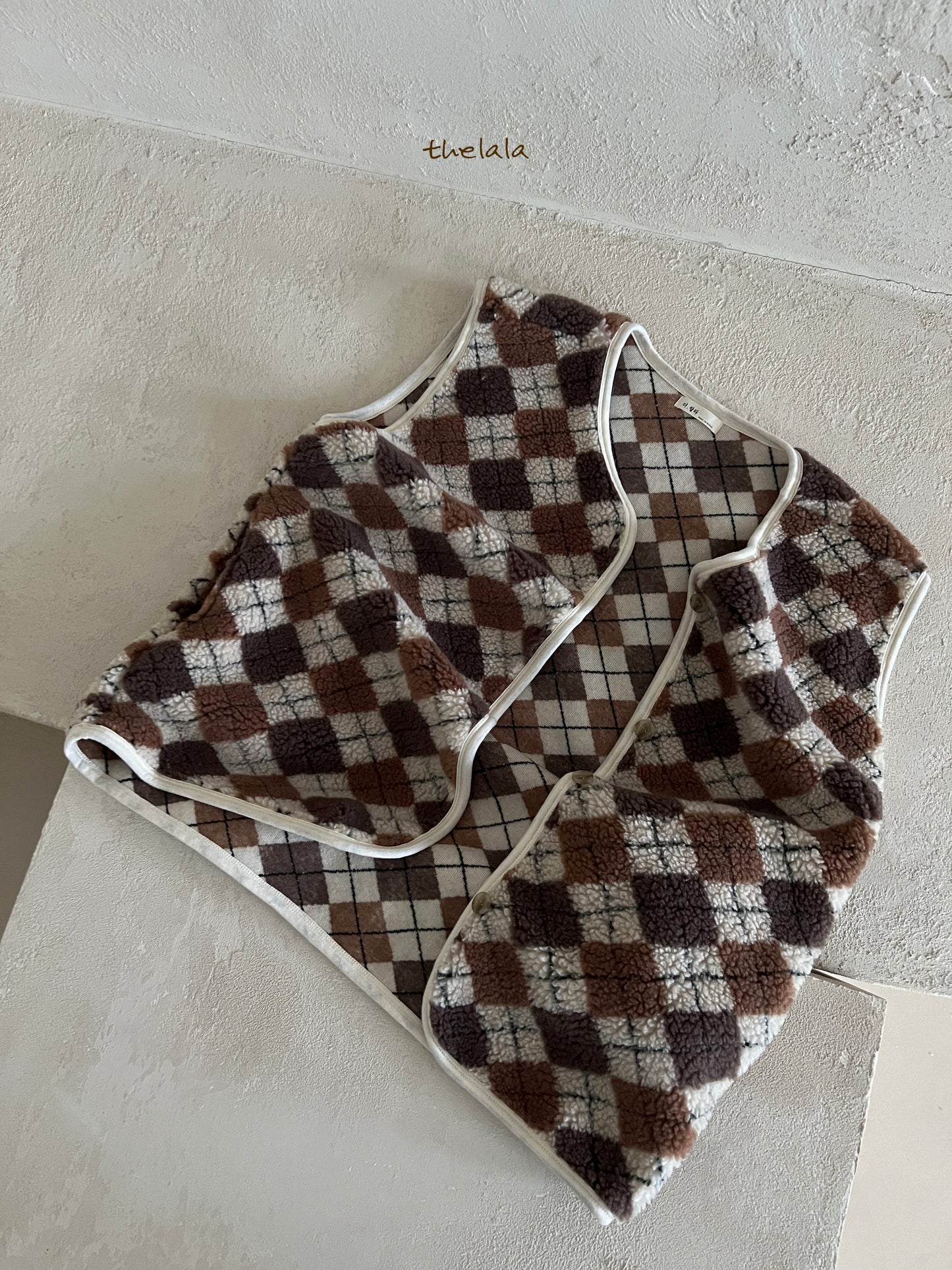 [Preorder] Argyle Vest (Kid/Mom)