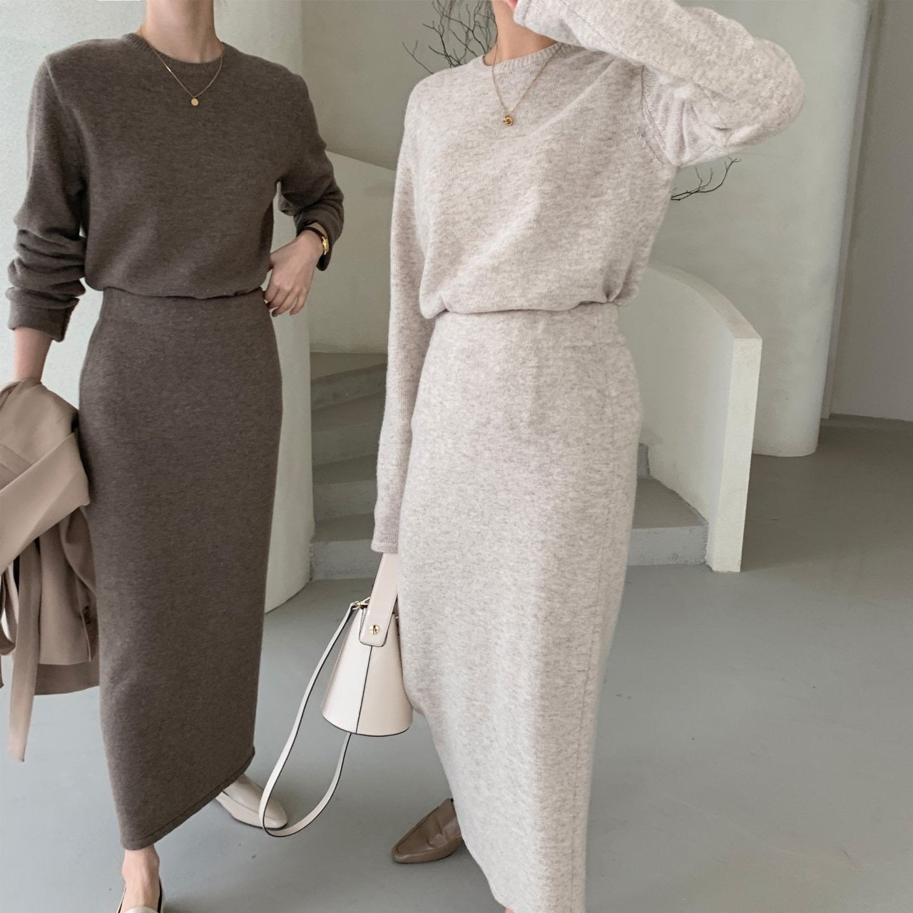 Wool Knit 2pc Set