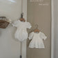 (5-6Y) Pure Smocked Blouse Tee