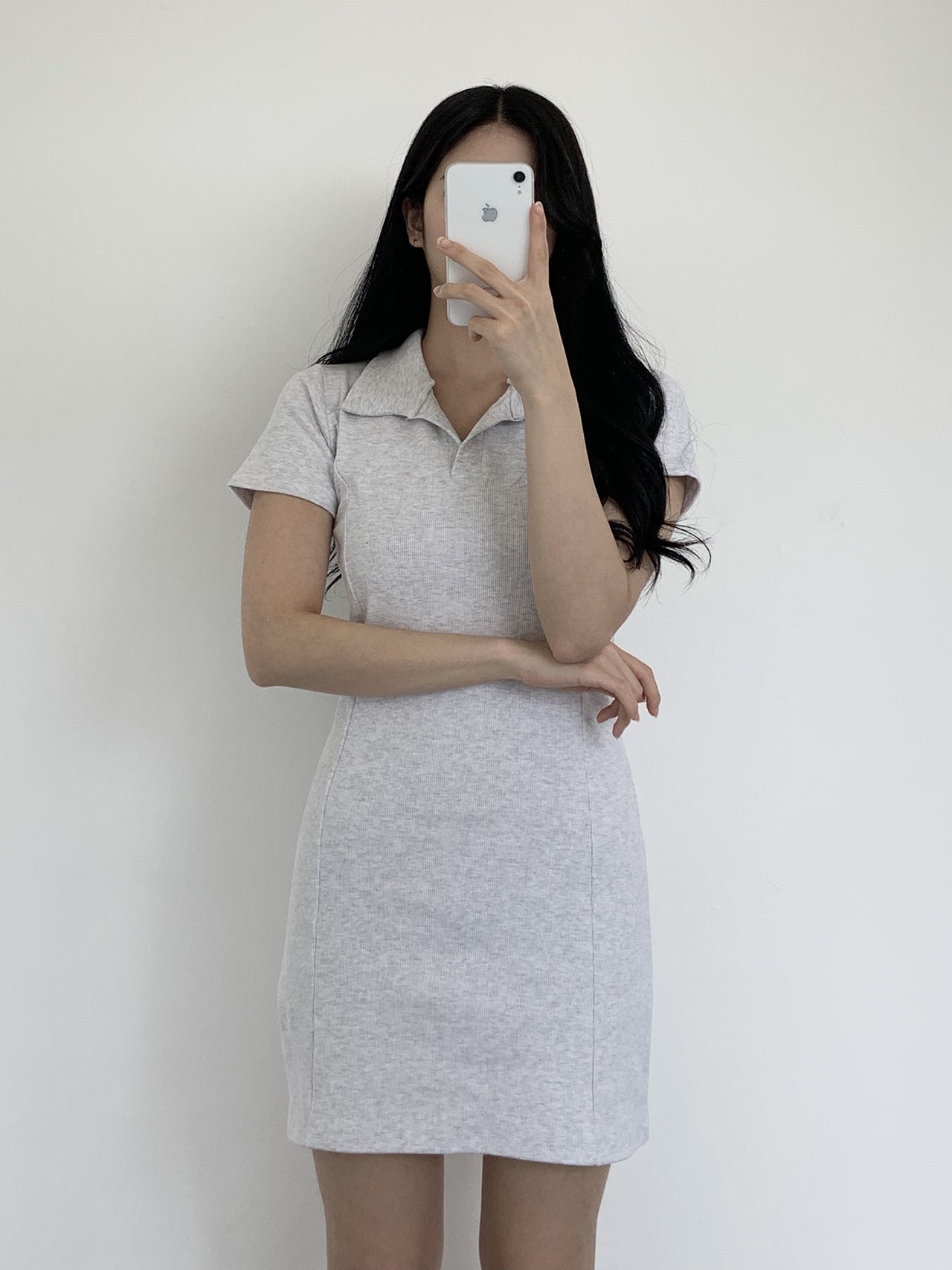 Collar Mini Dress