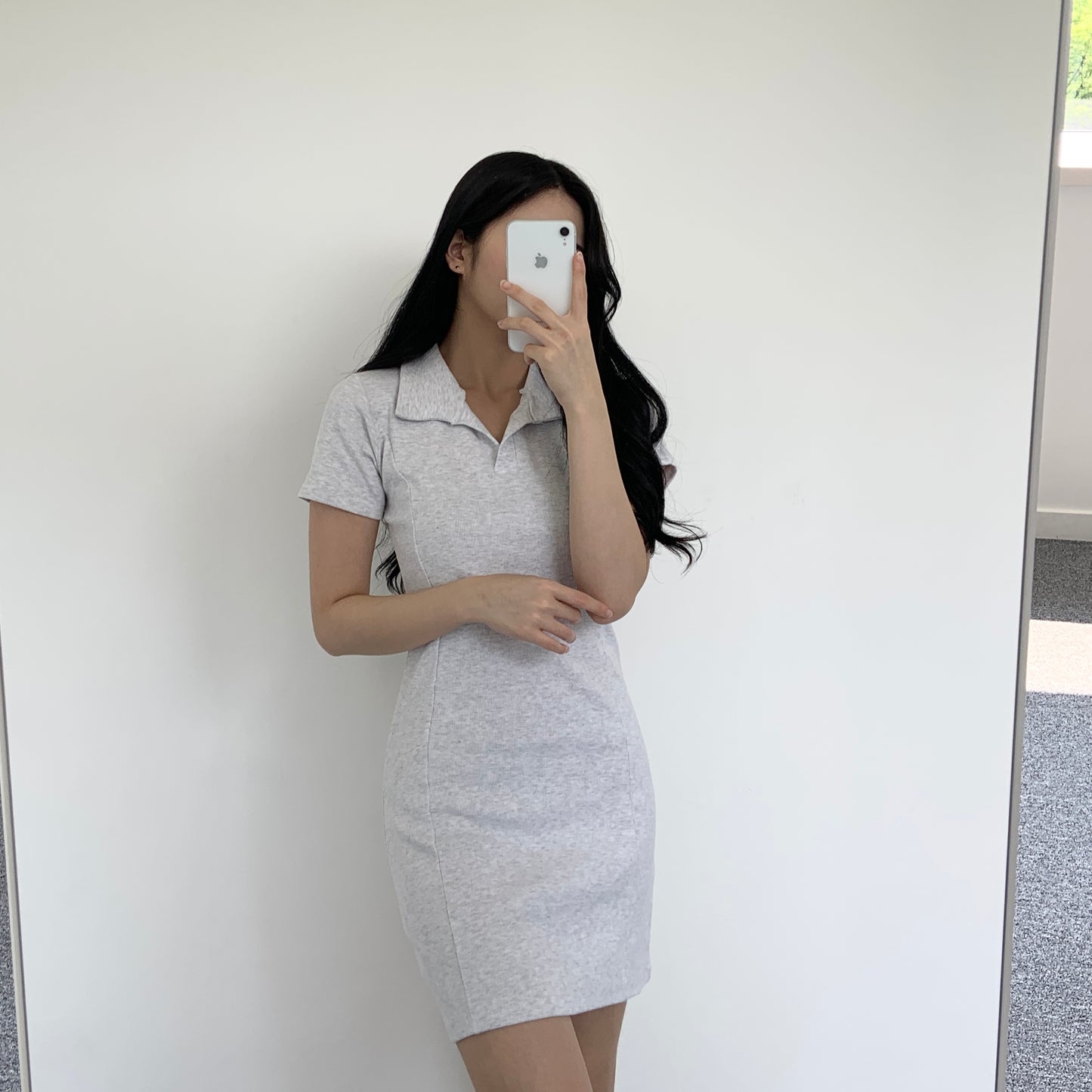 Collar Mini Dress