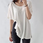 Basic U-Neck Boxy Tee