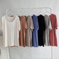 Basic U-Neck Boxy Tee