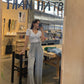Rayon High Waist Wide Pants