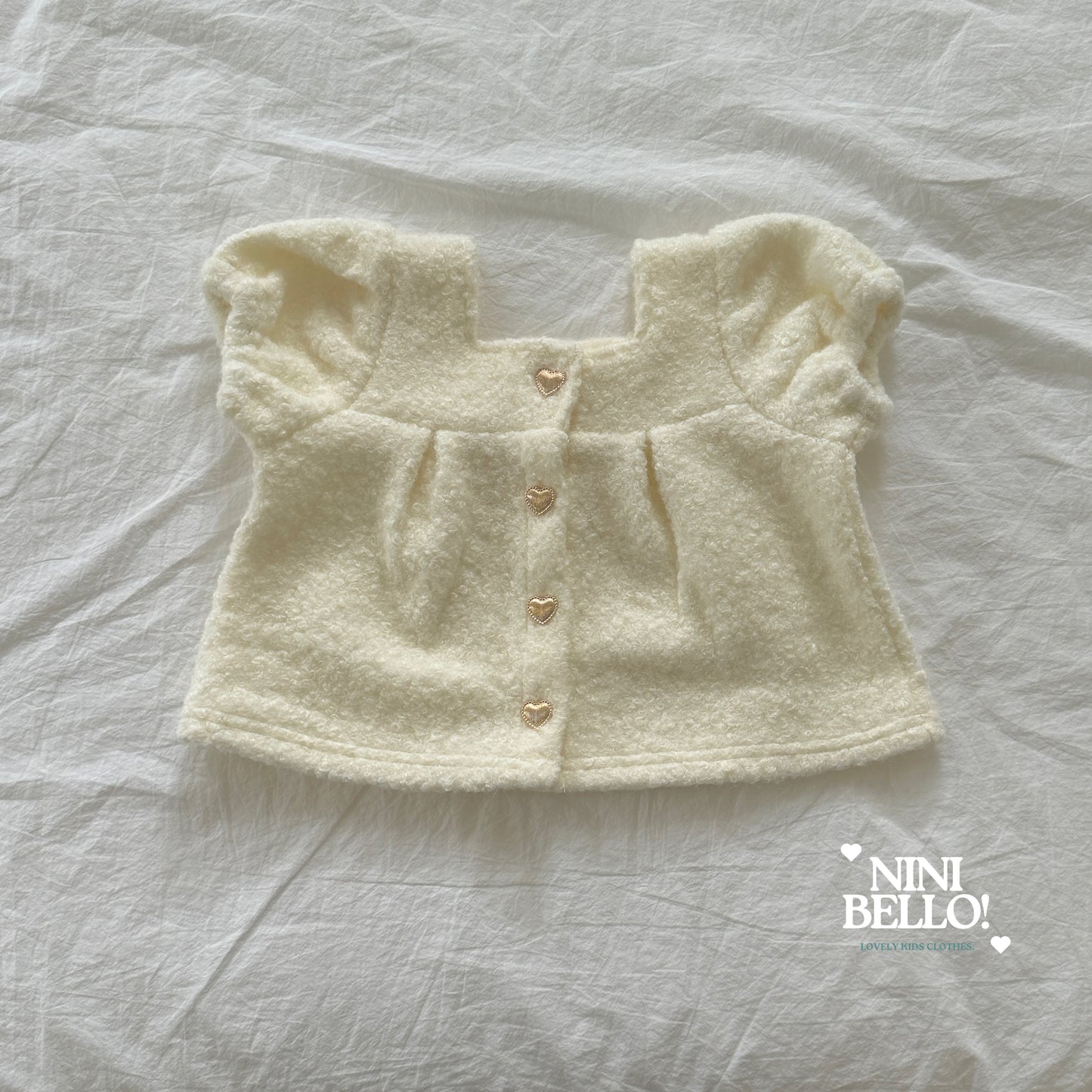 [Preorder] Snowflake Short Sleeve Cardigan