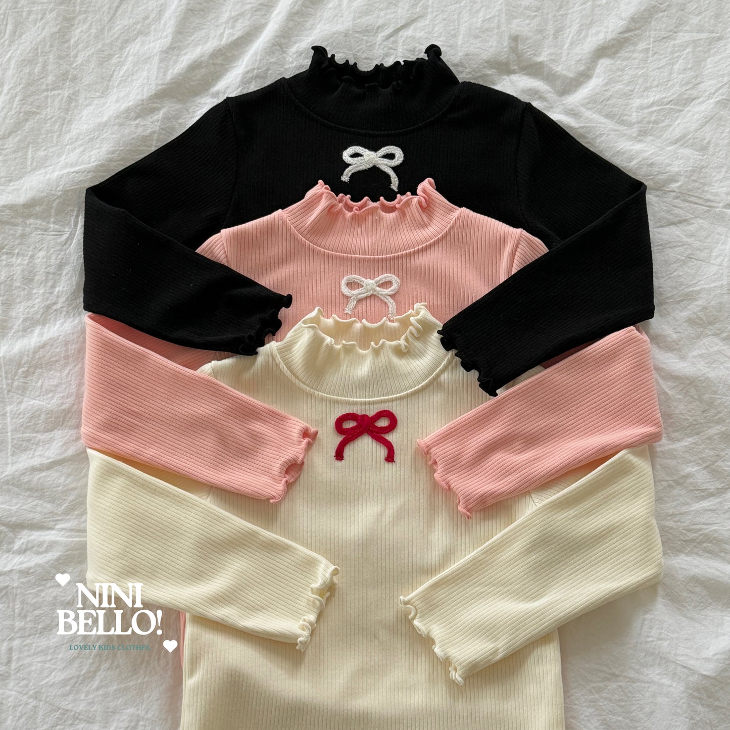 [Preorder] Knitted Ribbon Turtleneck