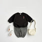 Bear Bear Embroidery Sweatshirt Tee
