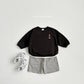Bear Bear Embroidery Sweatshirt Tee