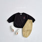Bear Bear Embroidery Sweatshirt Tee
