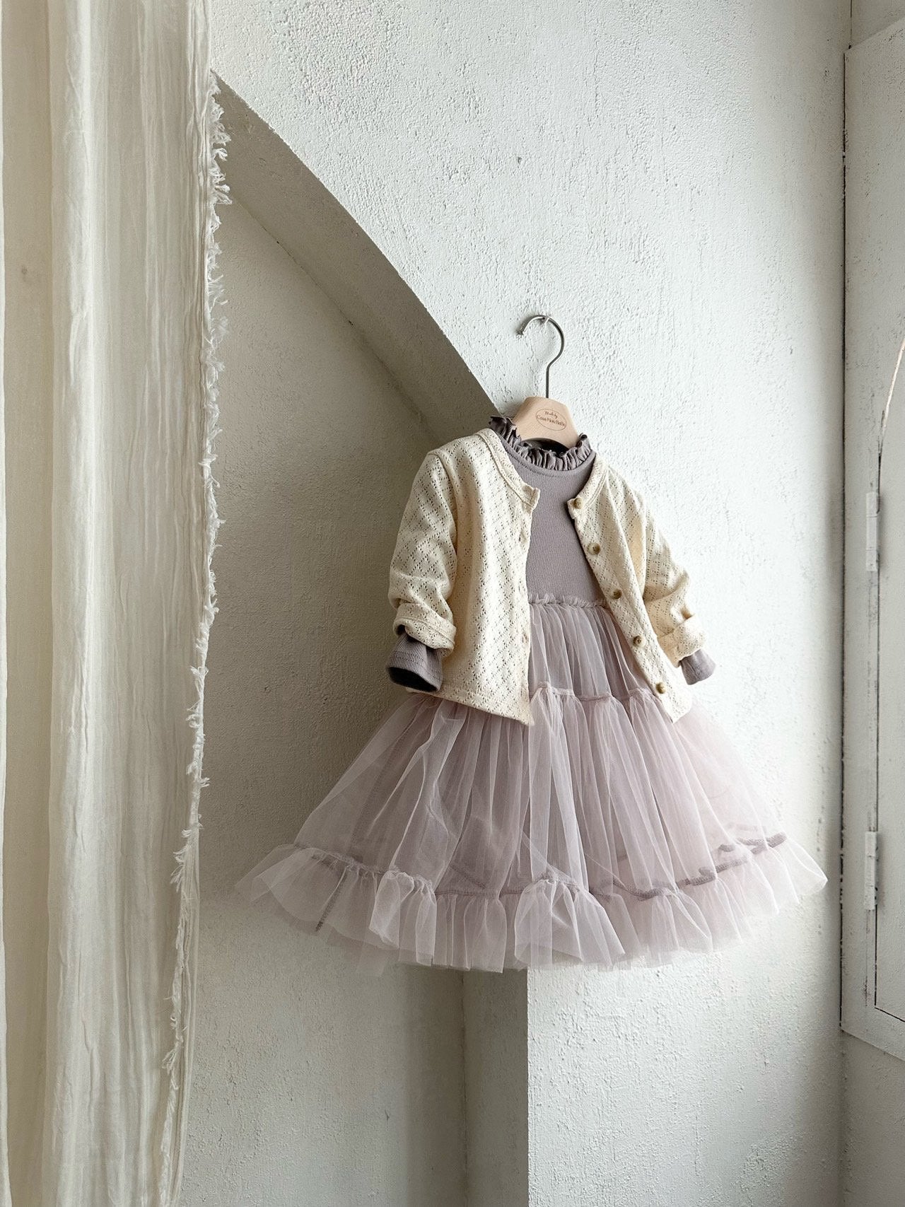 [Preorder] Argyle Eyelet Cardigan