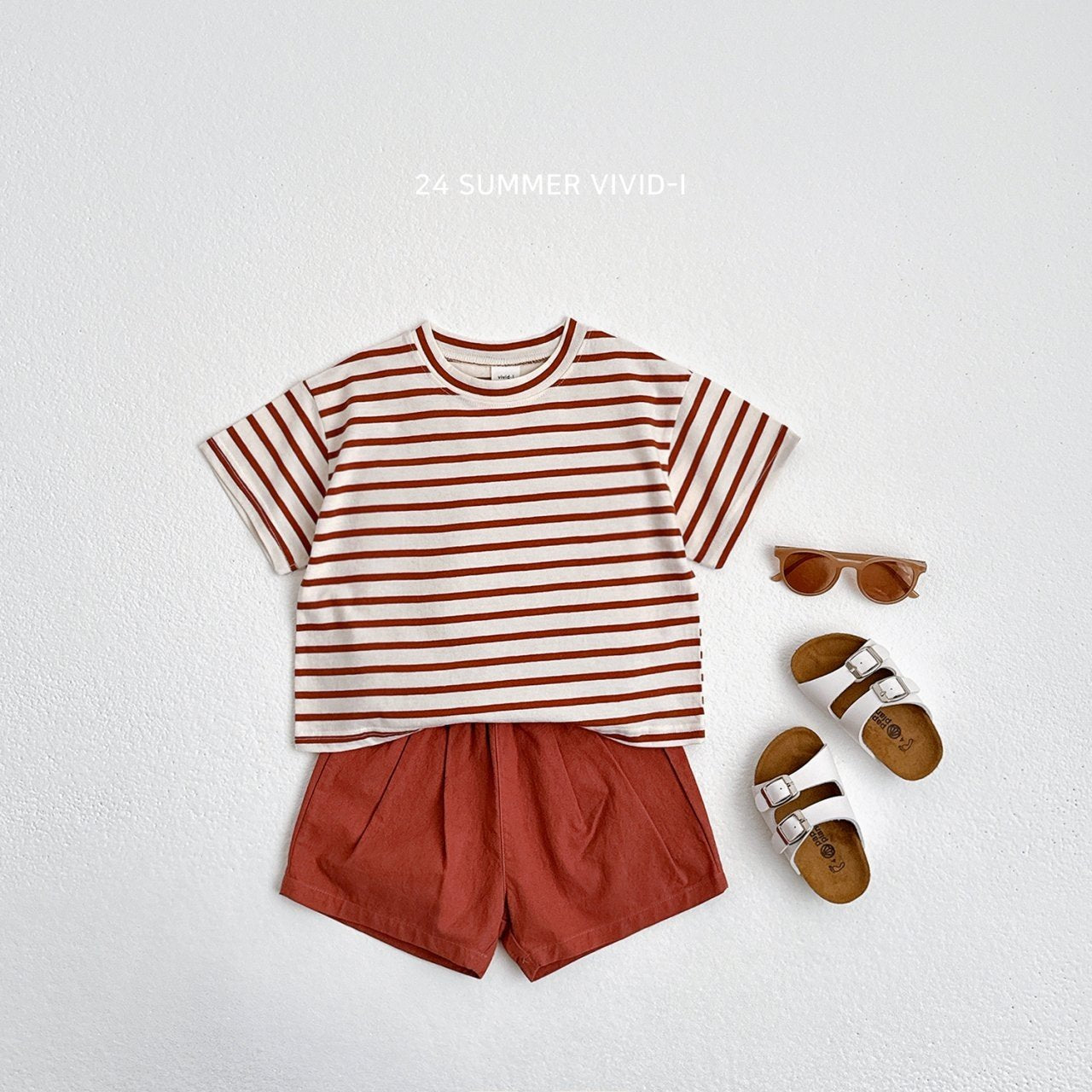 Summer Stripe Loose-fit Tee