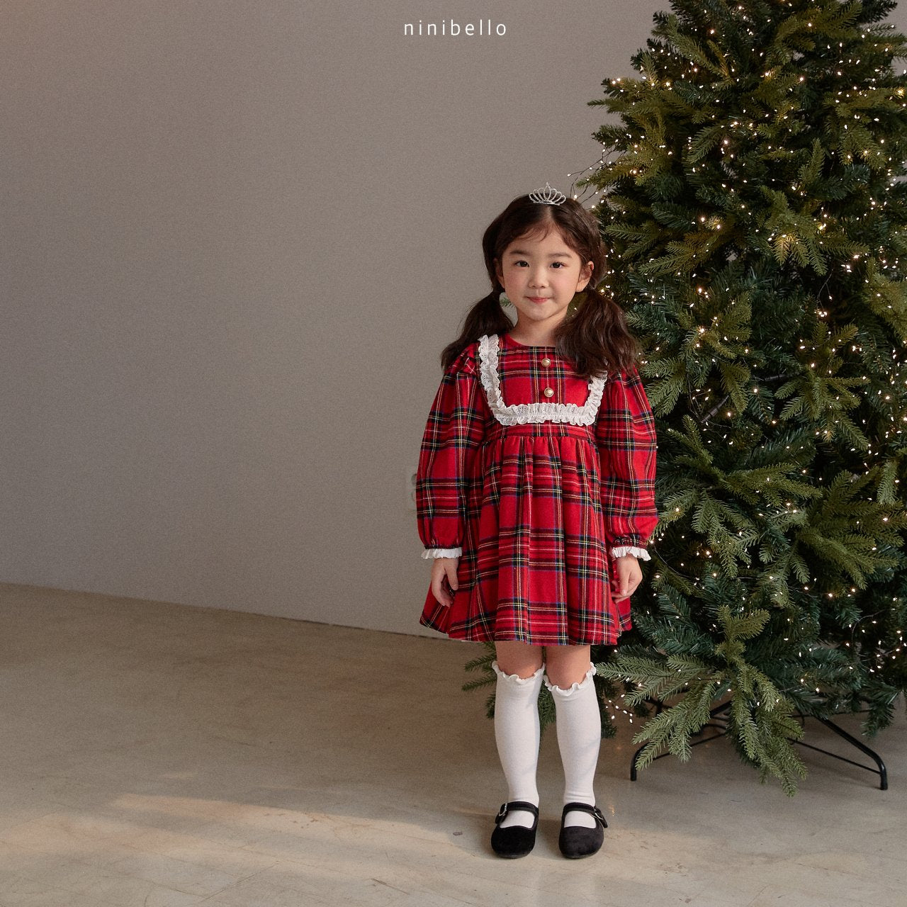 (2-3Y) Christmas Baby Doll Dress