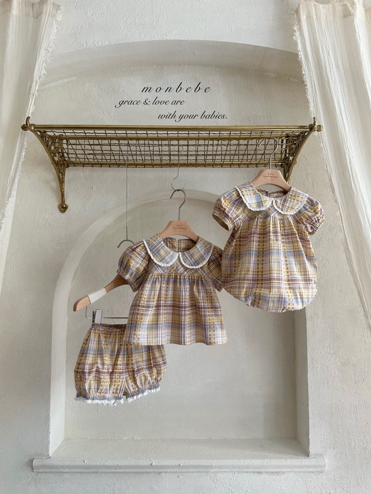 [Preorder] Check Peony Collection (Baby/Kids/Mom)