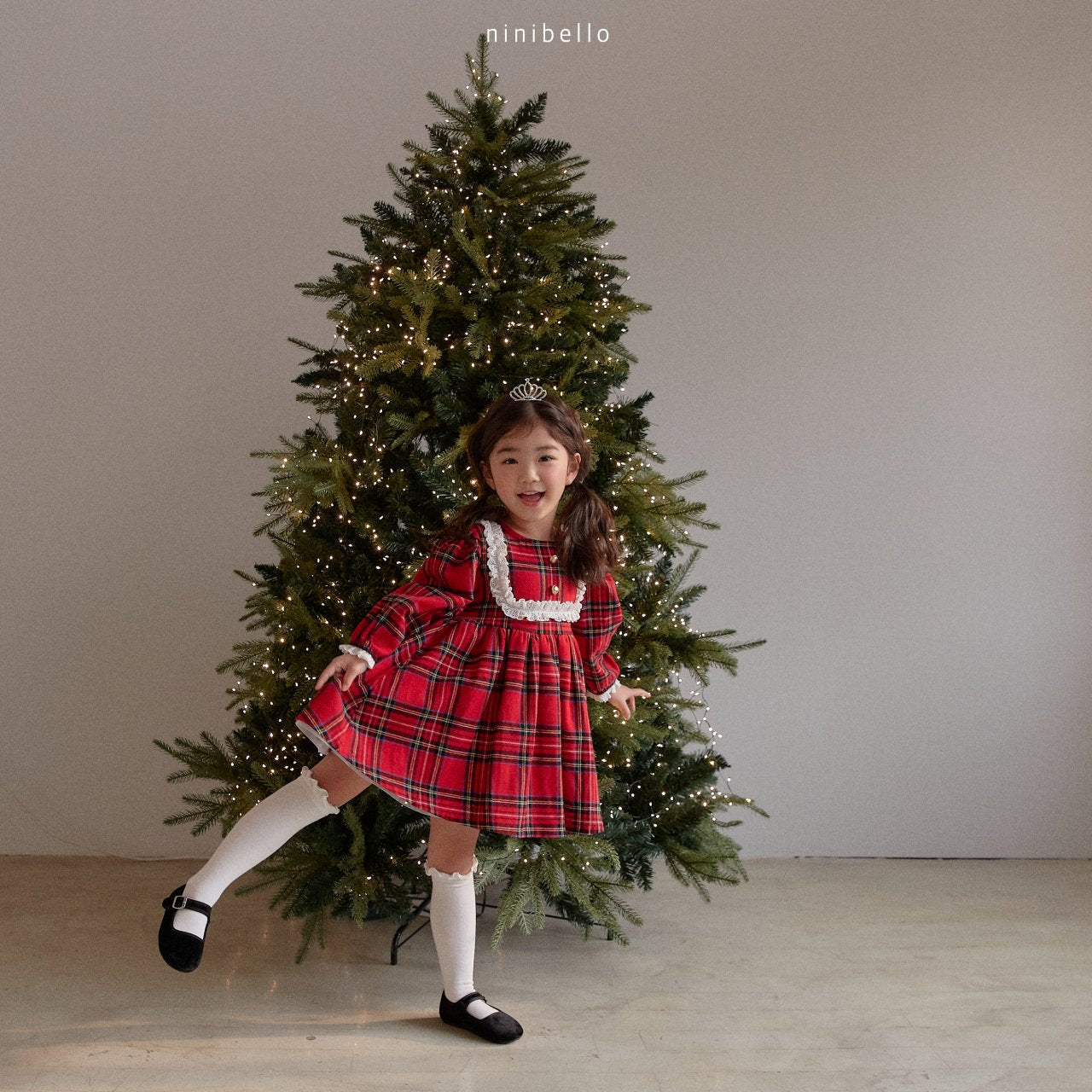 (2-3Y) Christmas Baby Doll Dress