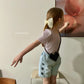 (3-4Y) Embroidery Daisy Shorts