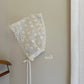 (1-2Y) Lace Bloomer & Bonnet Set