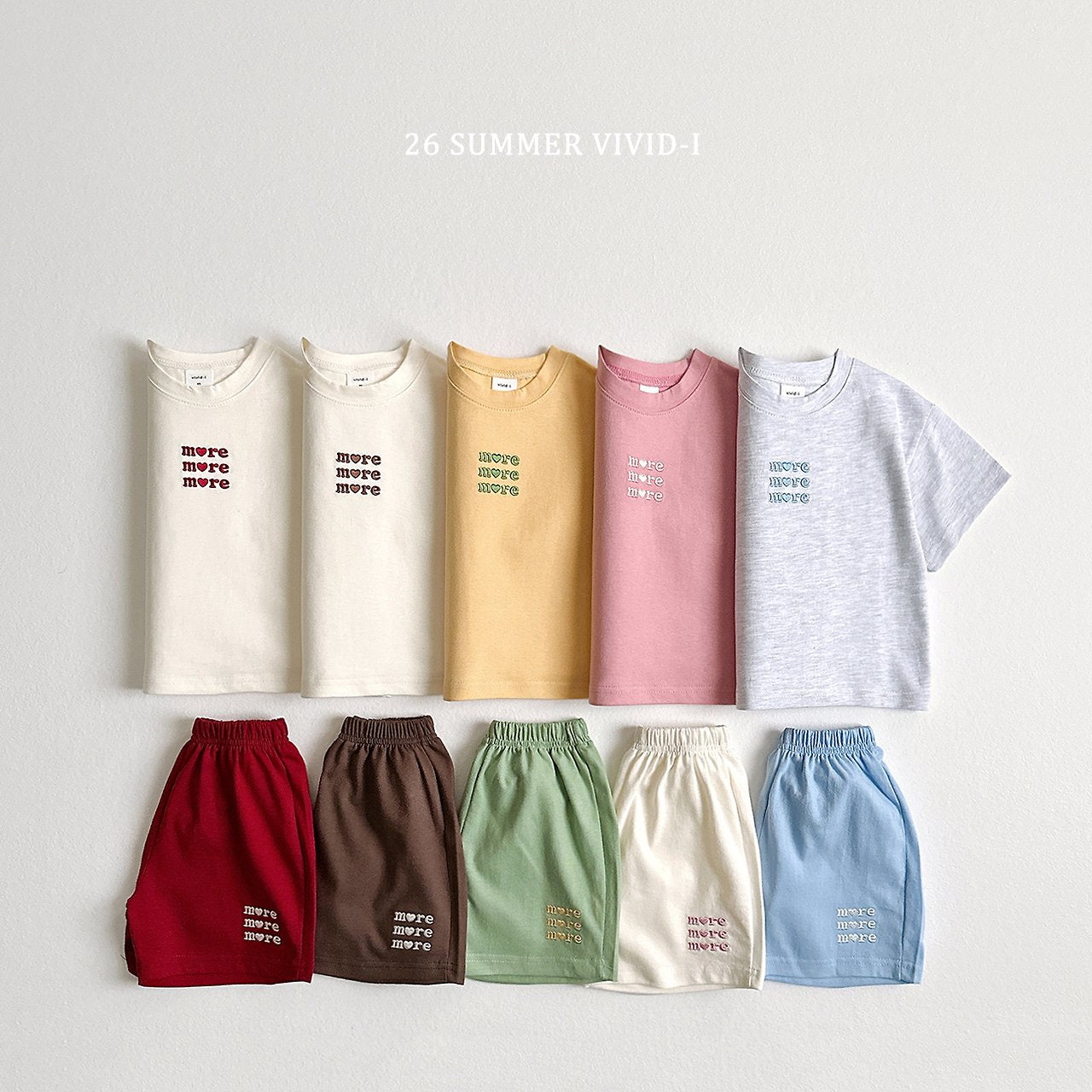 [Preorder] More Embroidered Contrast Set