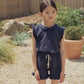 (4-6Y) Ring Frill Top and Bottom Set