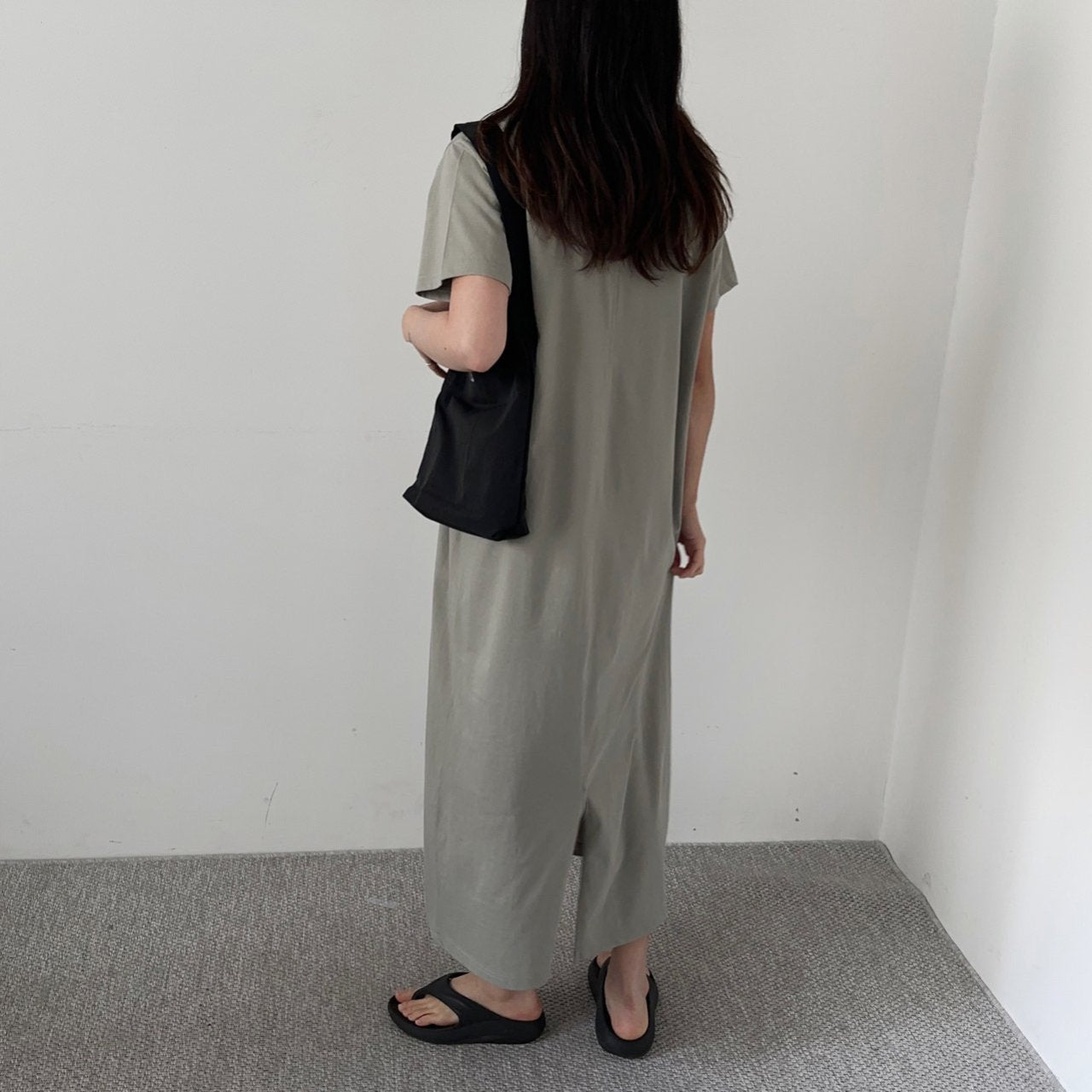 Cotton Basic Long Dress