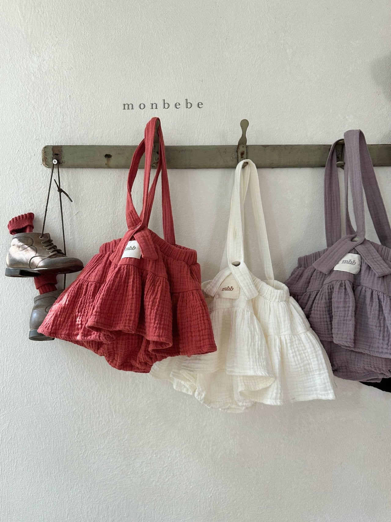 [Preorder] New Ruffle Suspender Bloomer Skirt