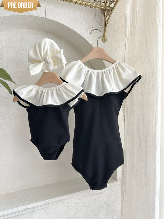 [Preorder] Multibalm Frill Swimsuit (Kids/Mom) (3 colors)