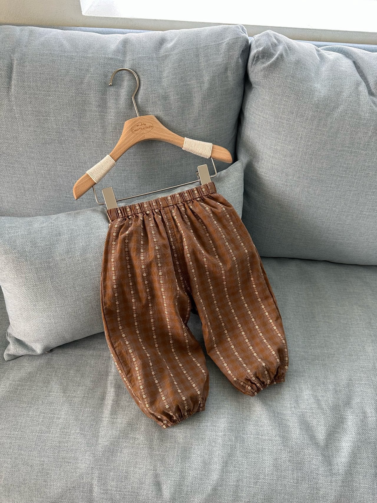 [Preorder] Floral Checker Pants