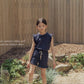 (4-6Y) Ring Frill Top and Bottom Set