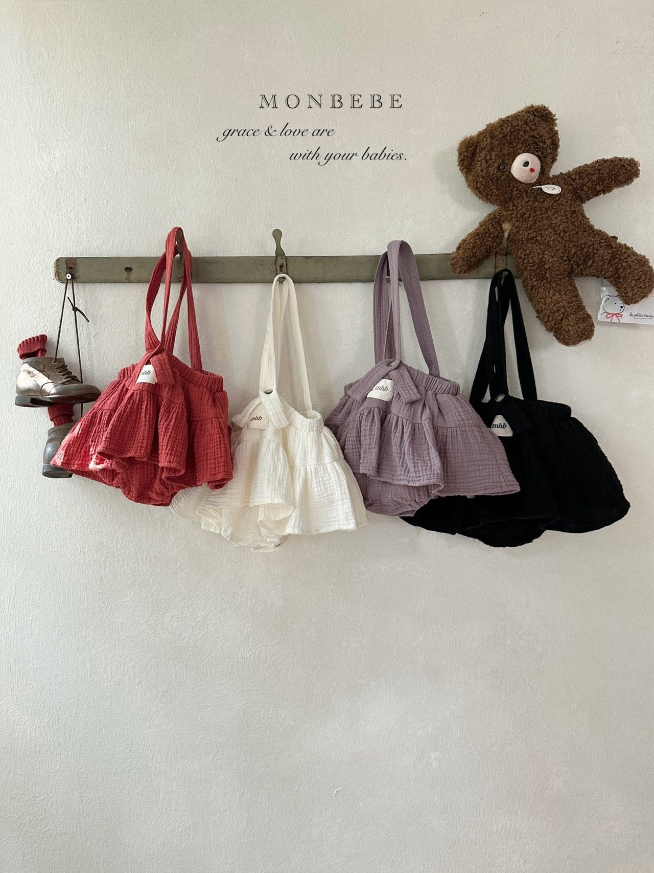 [Preorder] New Ruffle Suspender Bloomer Skirt