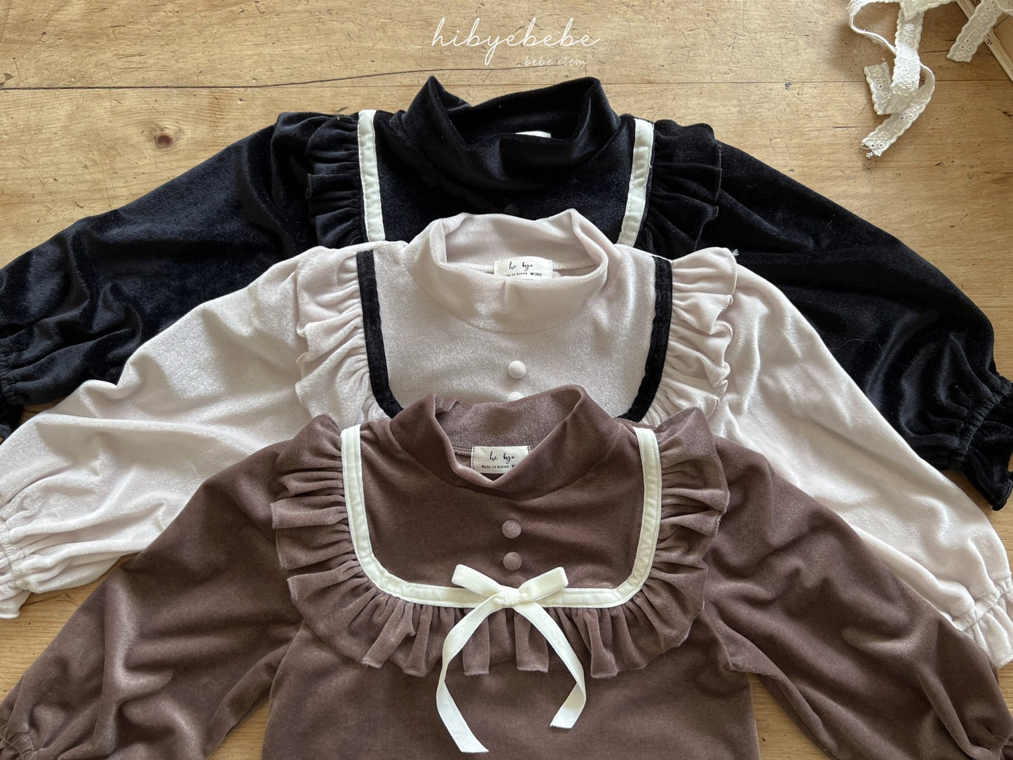 [Preorder] Stella Velour Top (3 colors)