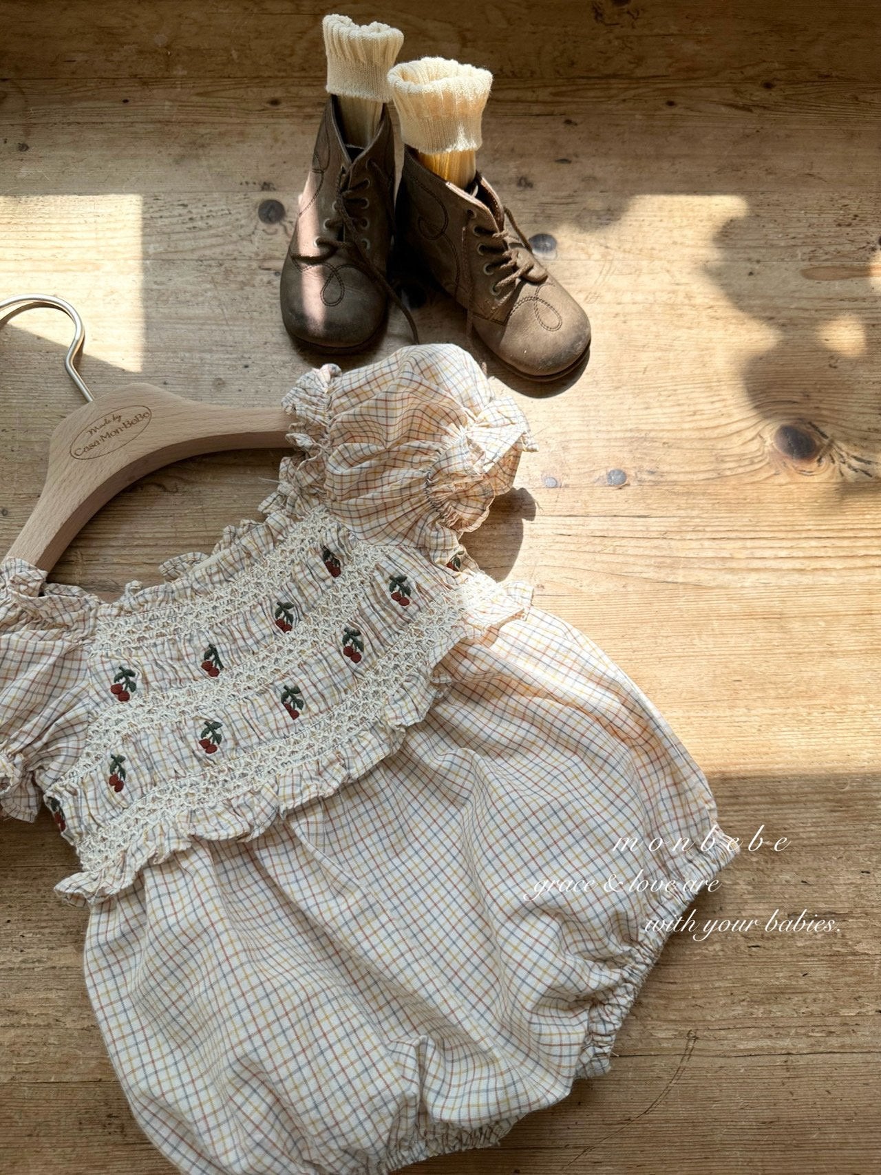 [Preorder] Cherry Embroidery Collection (Baby/Kids/Mom)