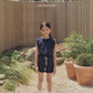 (4-6Y) Ring Frill Top and Bottom Set