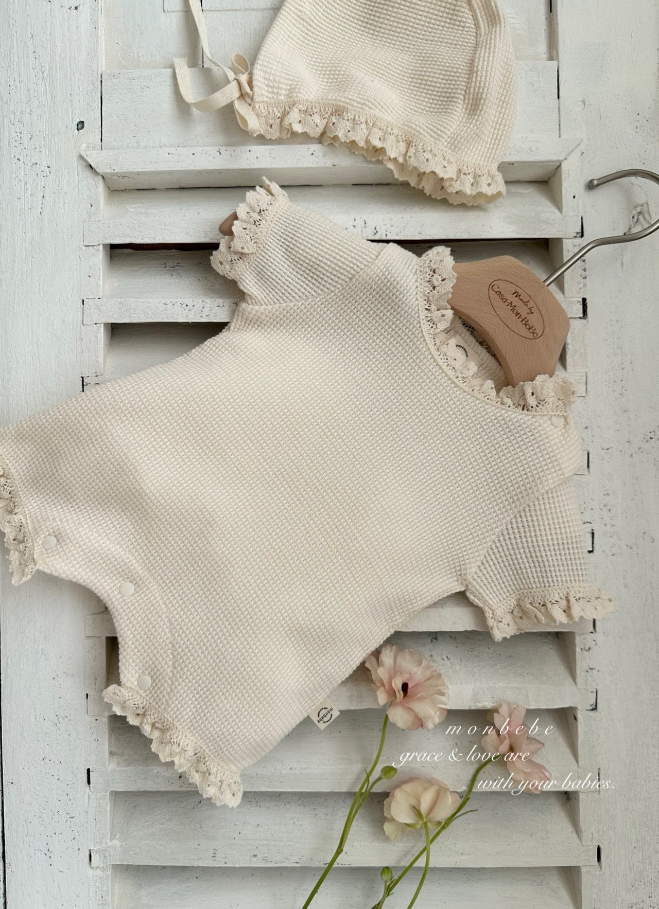 [Preorder] Summer Waffle Bodysuit Set (Baby)