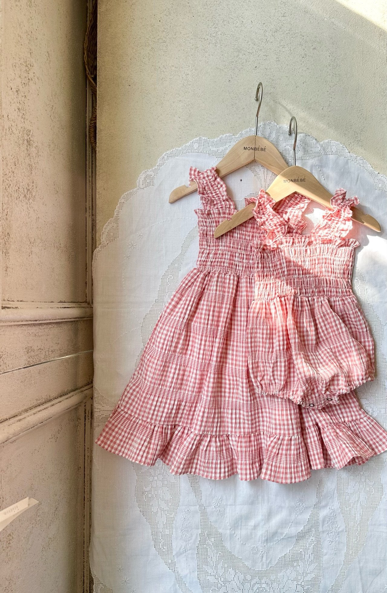 (1-2Y, Mom) Checker Melly Dress