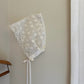 (1-2Y) Lace Bloomer & Bonnet Set