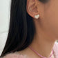 Faux Pearl Heart Earring (2 sizes)