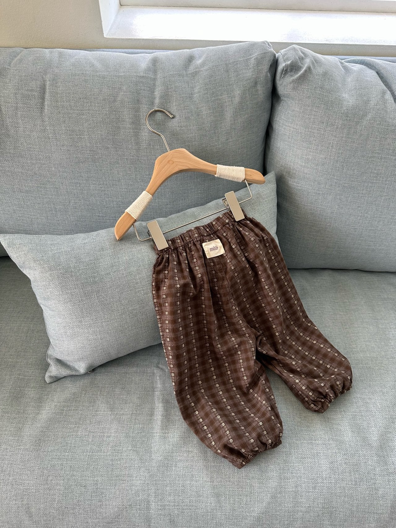 [Preorder] Floral Checker Pants