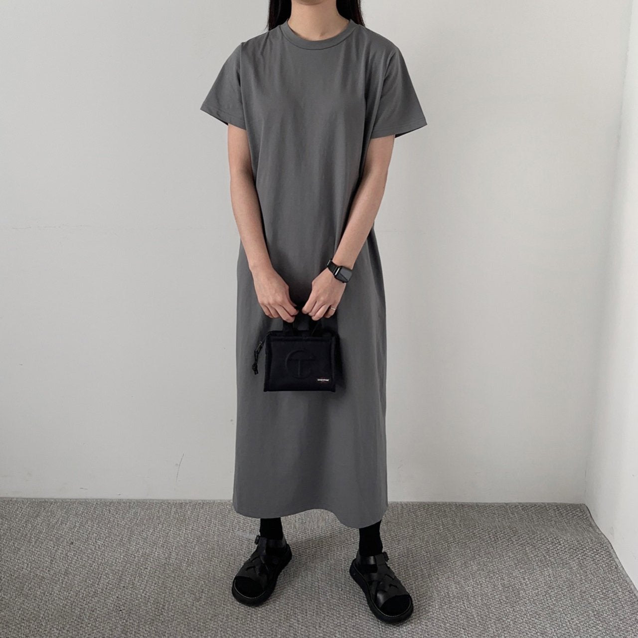 Cotton Basic Long Dress