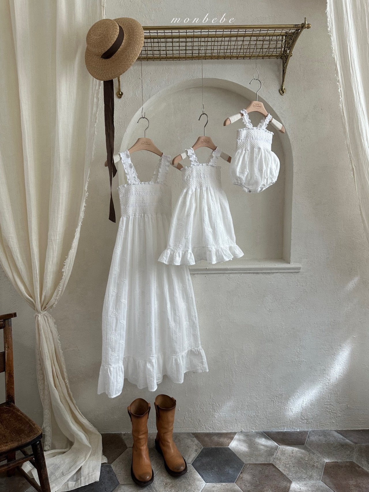 [Preorder] Lace Smocked Collection (Baby/Kids/Mom)