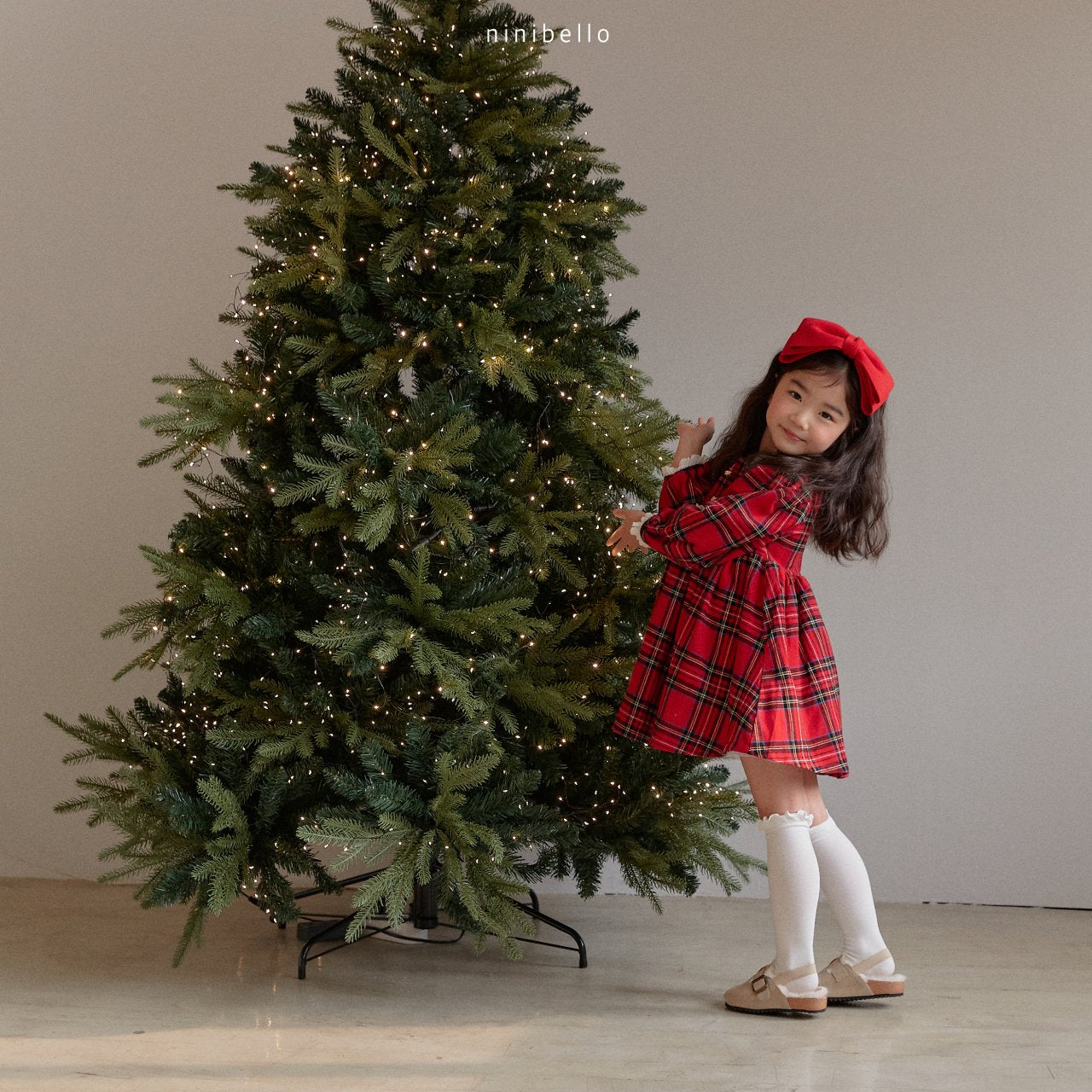 (2-3Y) Christmas Baby Doll Dress