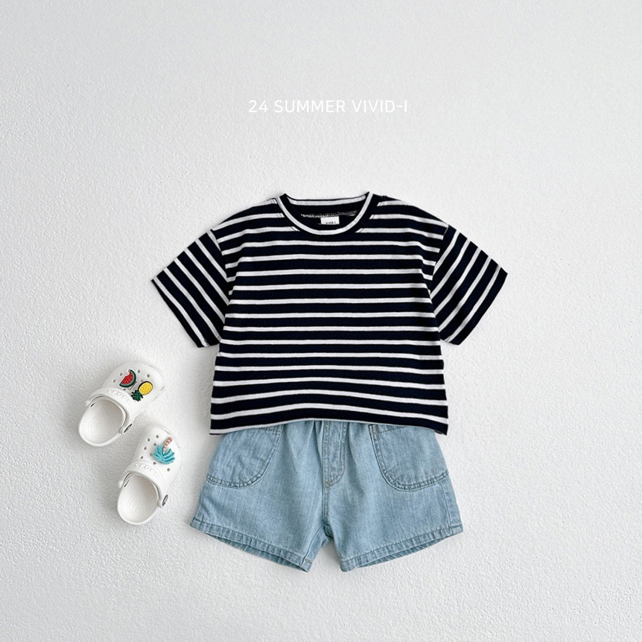 Summer Stripe Loose-fit Tee