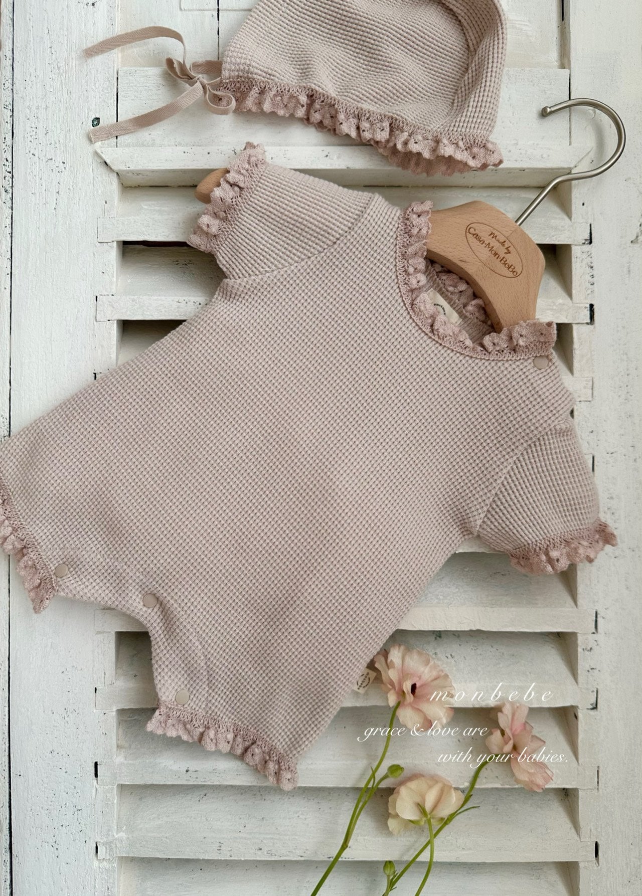 [Preorder] Summer Waffle Bodysuit Set (Baby)