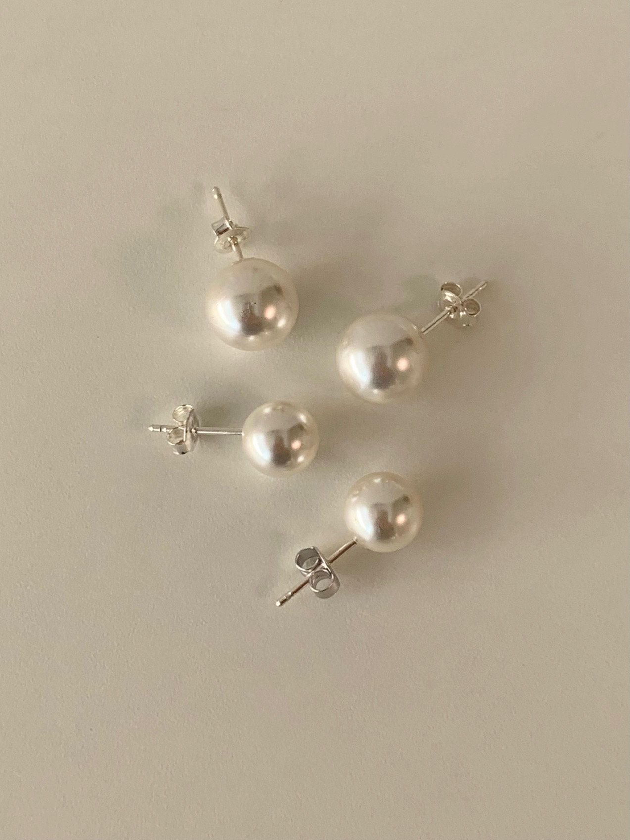 Faux Pearls Earrings (2 sizes)