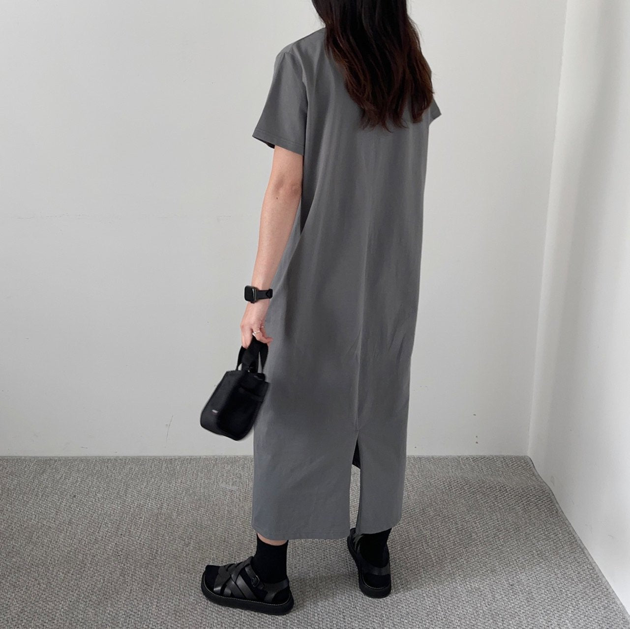 Cotton Basic Long Dress