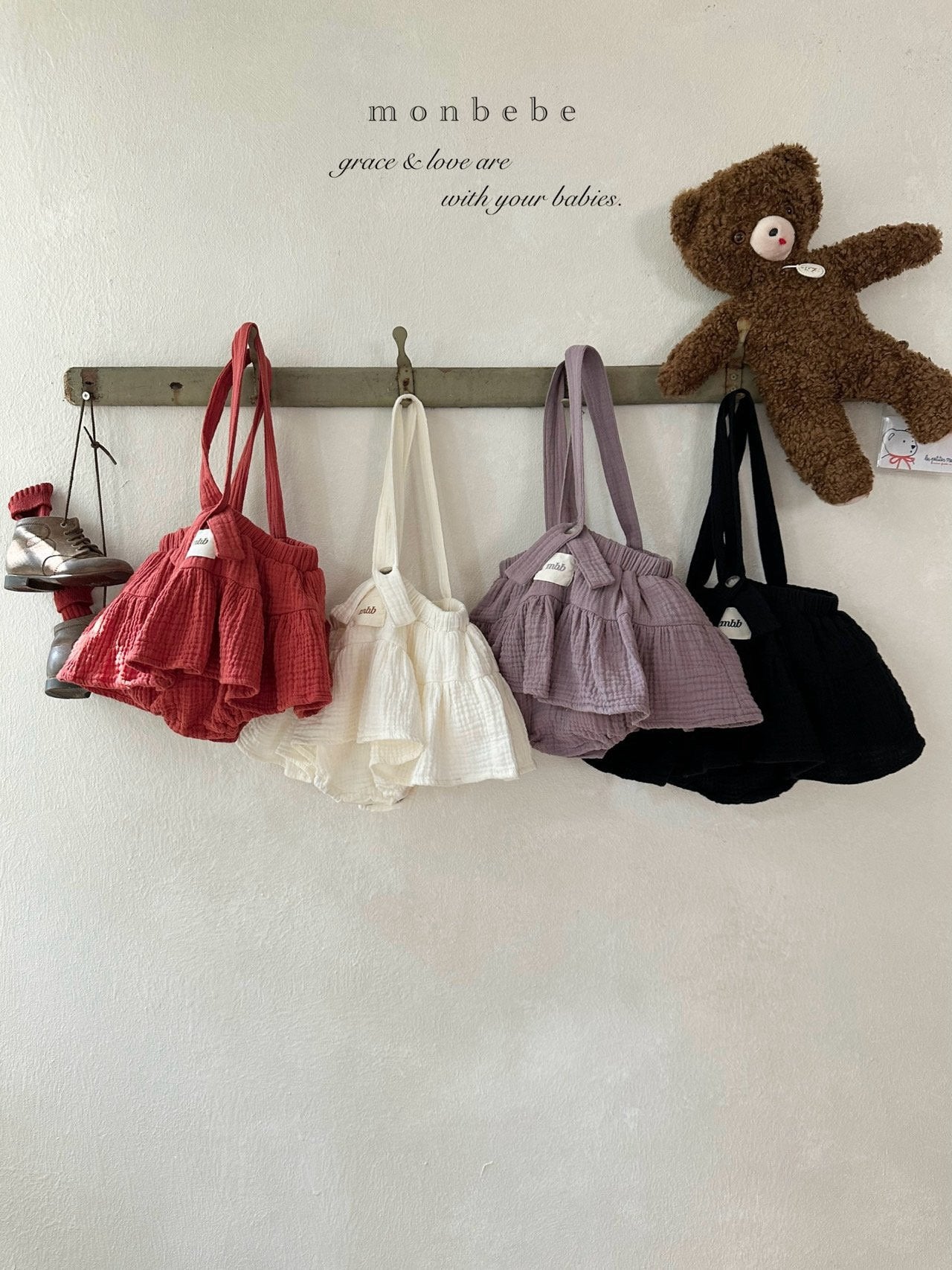 [Preorder] New Ruffle Suspender Bloomer Skirt