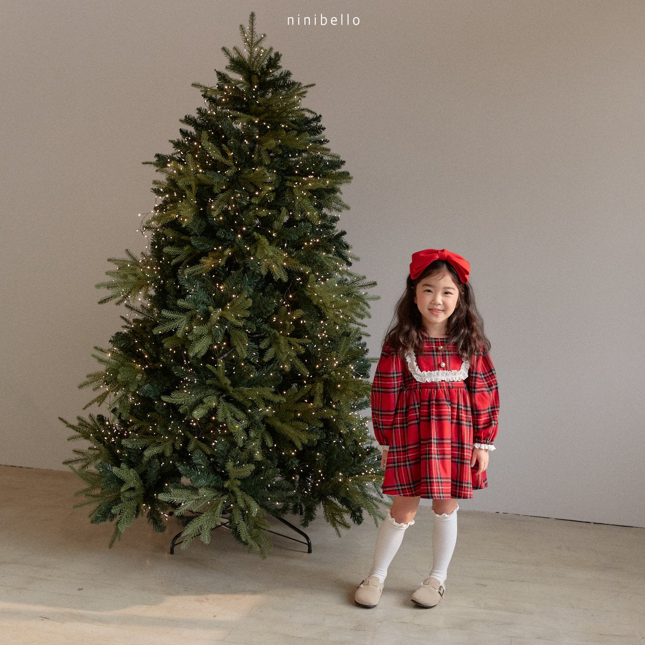 (2-3Y) Christmas Baby Doll Dress